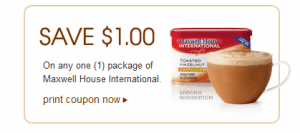 $1 off Maxwell House International Cafe Printable Coupon