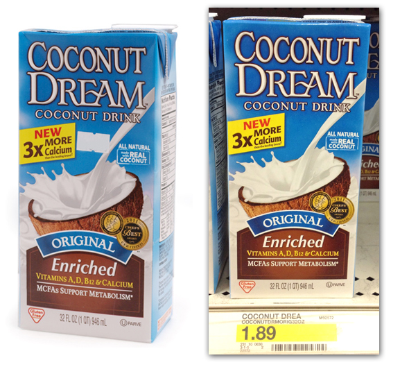 Coconut Dream or Rice Dream Milk Just 89¢ at Target