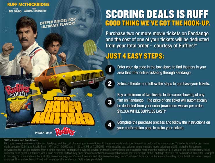 Free Movie Ticket from Fandango!