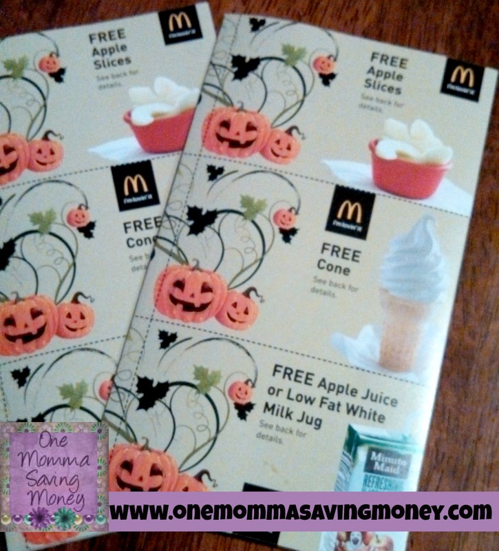 McDonalds Halloween Coupon Books only 1 (12 FREE Items!)