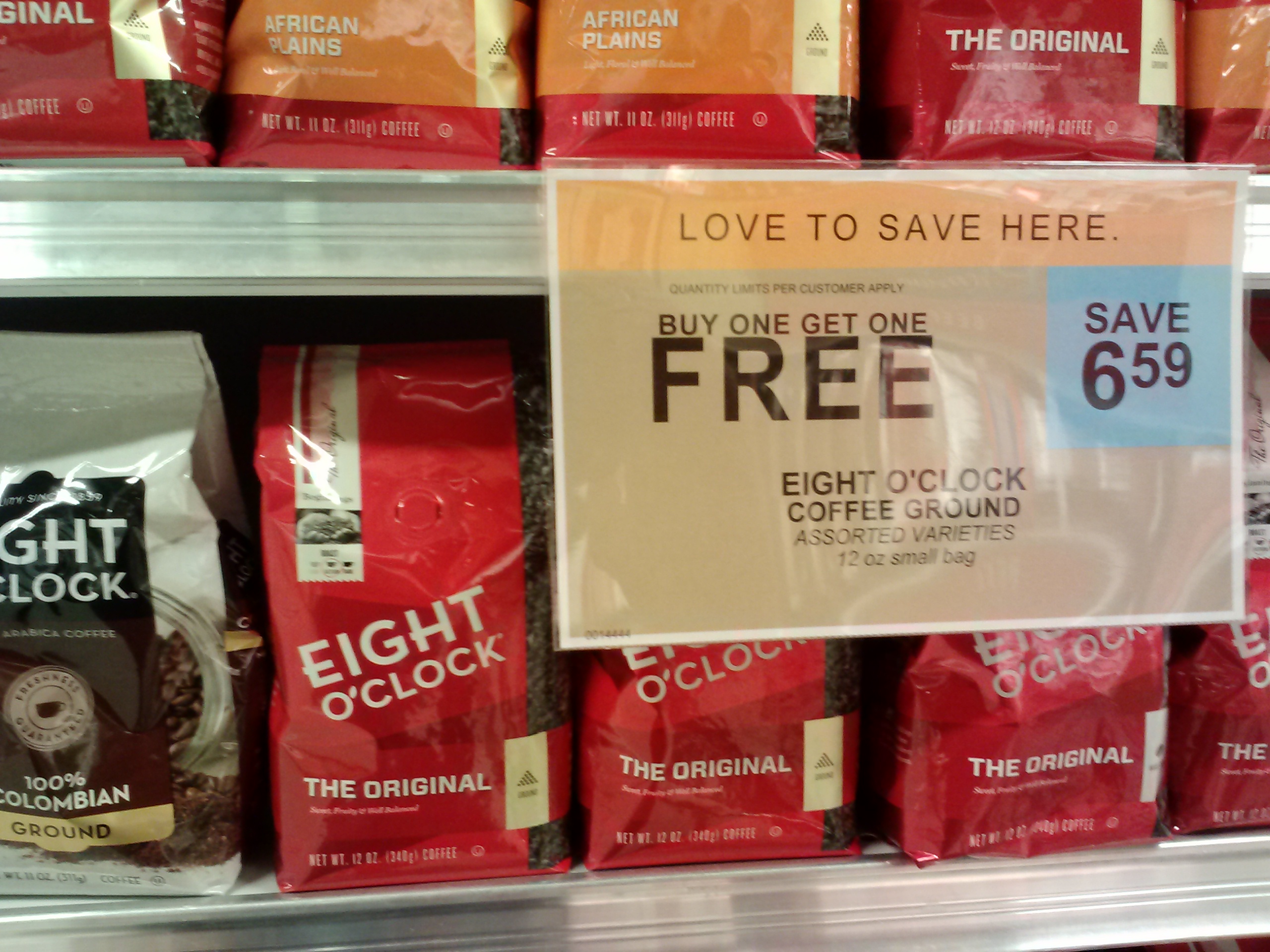 Eight O'Clock Coffee only $1.80 ea at Publix! - Mojosavings.com