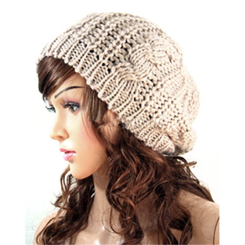 Women’s Crochet Baggy Hat only 3.61 shipped!