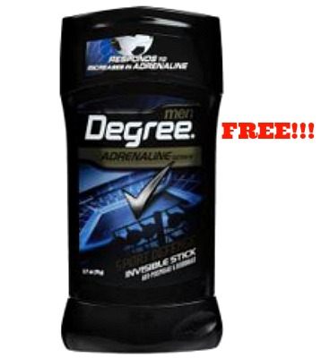 FREE Degree Men Deodorant at Dollar General! - Mojosavings.com
