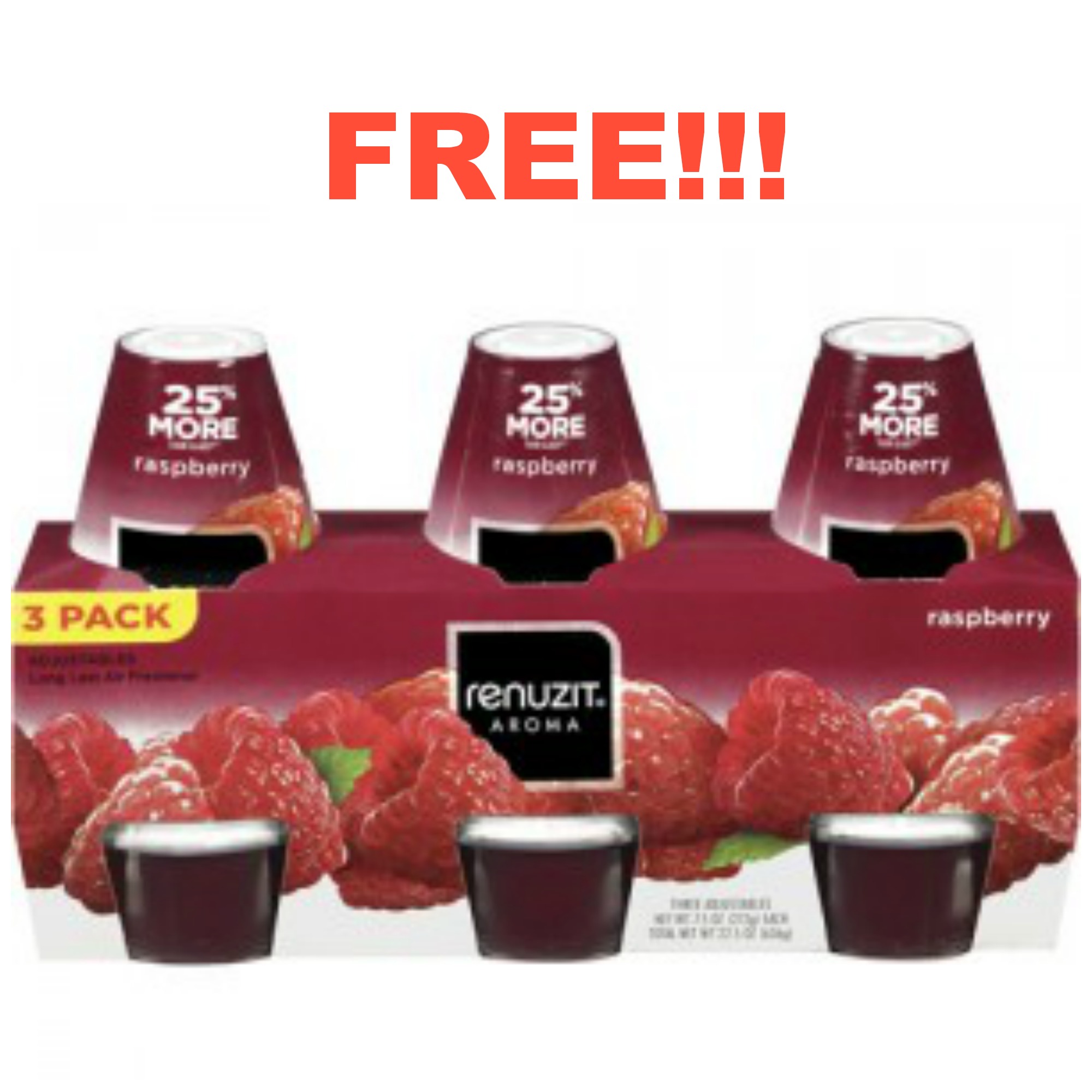 FREE Renuzit Cones 3Pack at Walmart!
