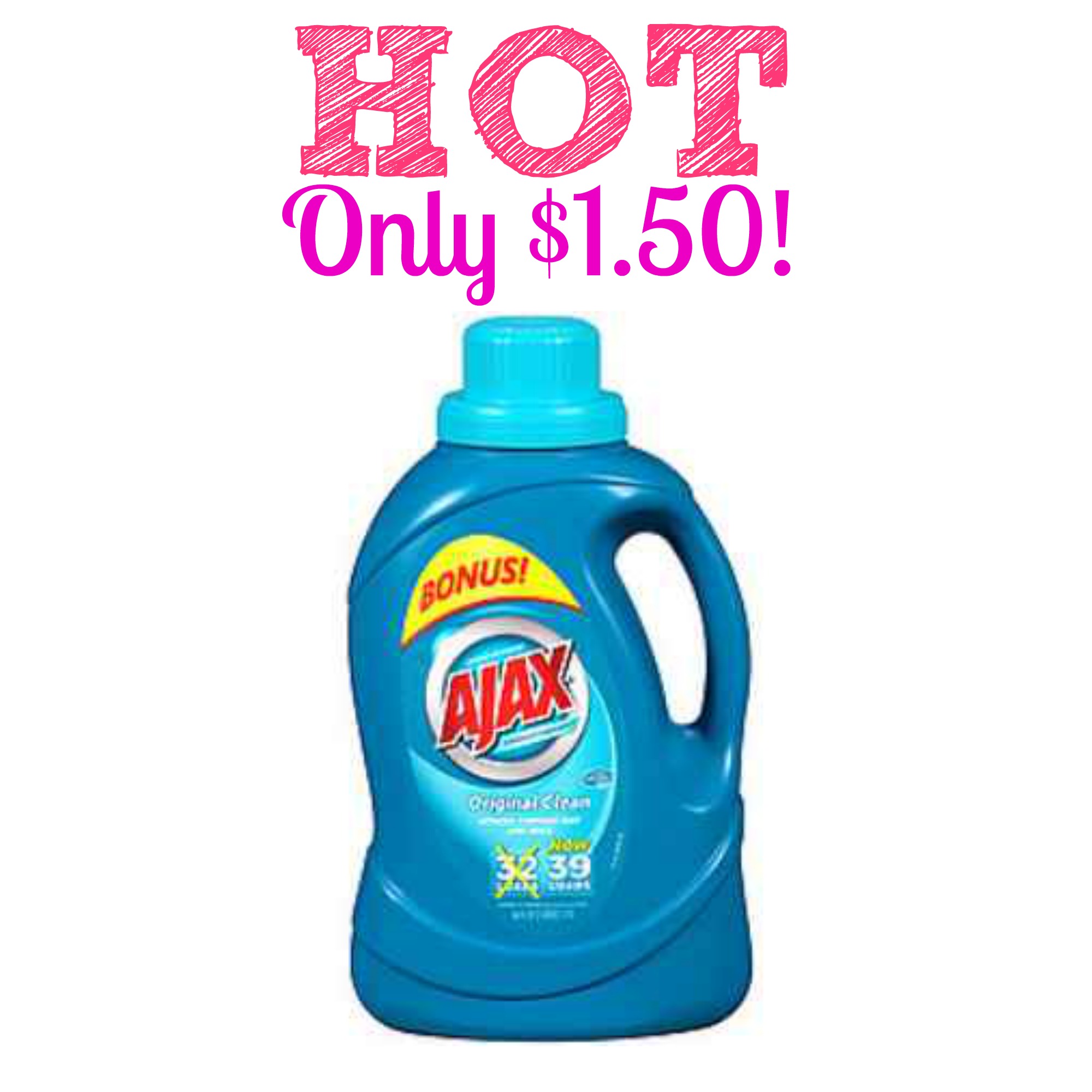 HOT! Ajax Laundry Detergent Only $1.50! - Mojosavings.com