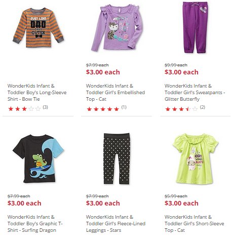 Kids Clothing Clearance As Low As $3.00 from Kmart- Pajamas, Tops ...