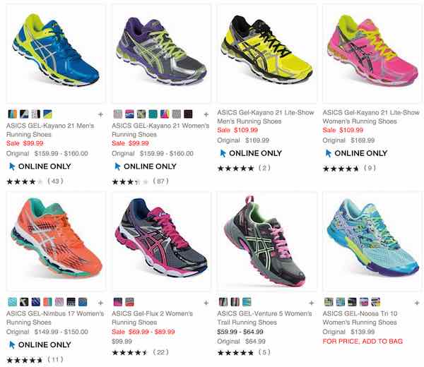 Jcpenney deals asics women's