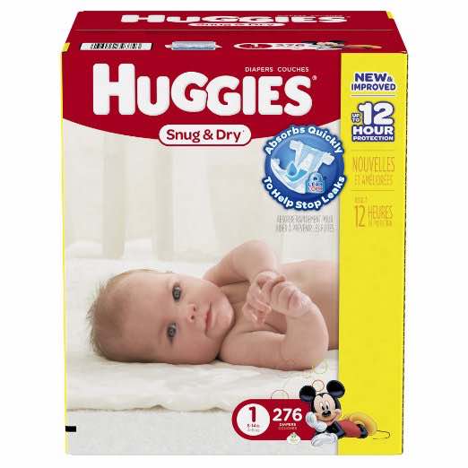 Amazon Moms! Get Huggies Diapers Only 0.08 Each After 3.00 Off Coupon And Subscription