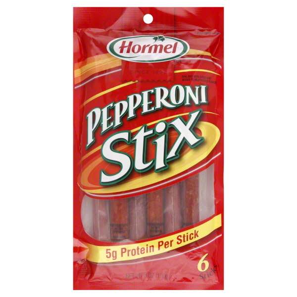 New! Get Hormel Pepperoni Stix Snacks Only 1.98 At Walmart