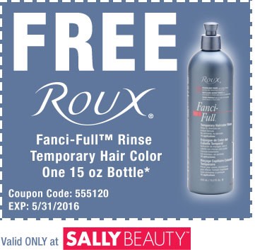 New! FREE 15 Ounce Bottle of Roux Fanci-Full Rinse Temporary Hair Color ...