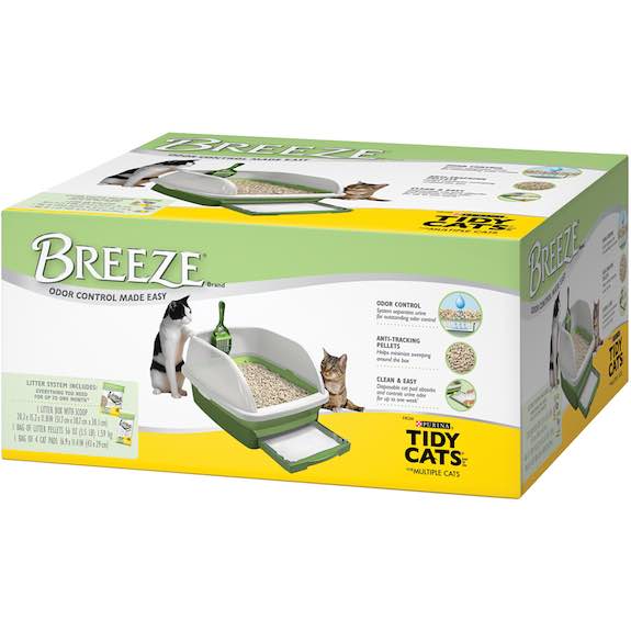 New! Get 7.00 Off Purina Tidy Cats Breeze Brand Cat Litter Box Starter