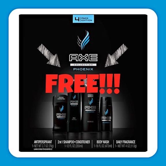 HOT! FREE Axe Gift Sets At Walmart!