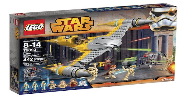 Best Price! LEGO Star Wars Naboo Starfighter Only $30.99! - Mojosavings.com