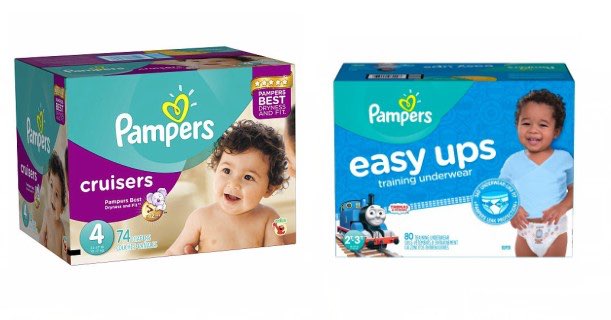 Holy Cow! Pampers Diapers & Pampers Easy-Ups Super Packs ONLY $14.64 ...