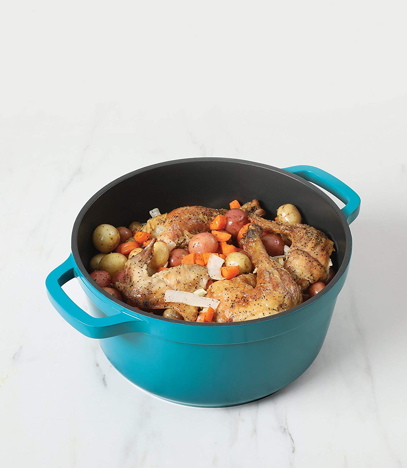 Crock Pot 5 Quart Cast Aluminum Dutch Oven with Lid on sale for 28.30