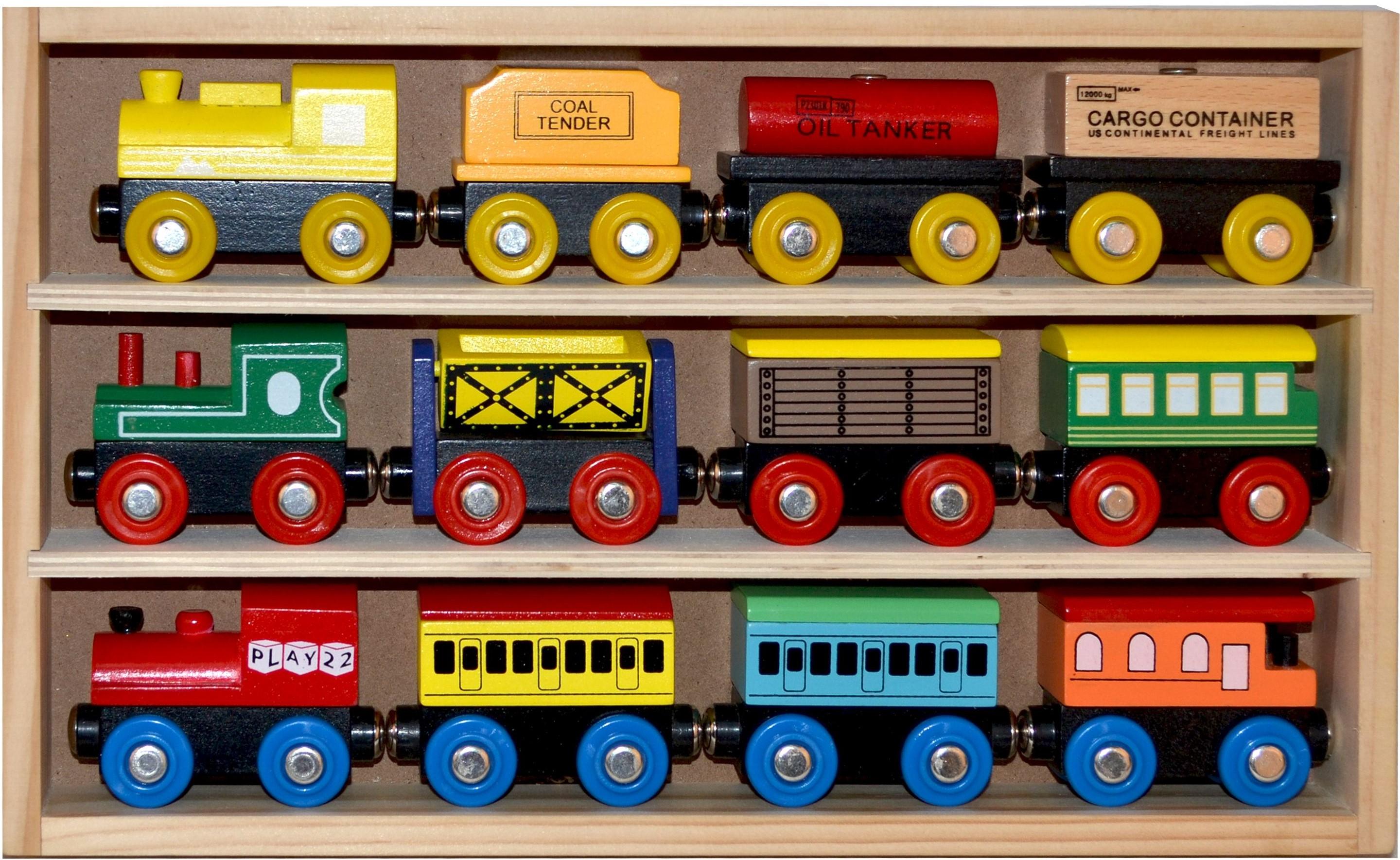 Play22 Wooden Train Set 12 PCS 19.99 (REG 49.99)