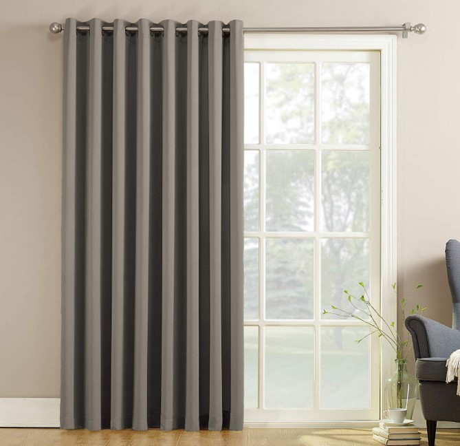 Sun Zero ExtraWide Sliding Patio Door Curtain Panel 13.49 (REG 49.99