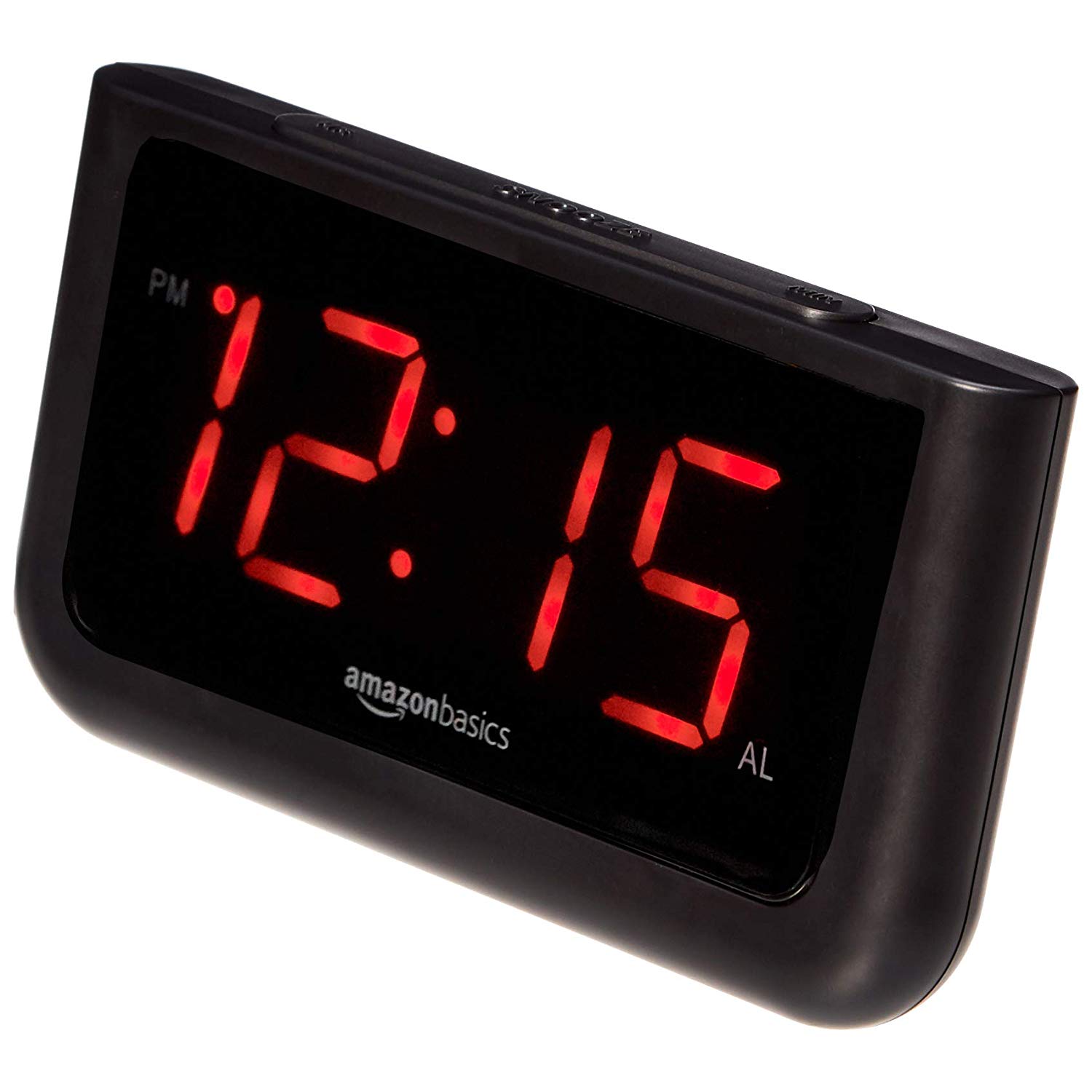 AmazonBasics Digital Alarm Clock with Large 1.4Inch Display 9.33 (REG