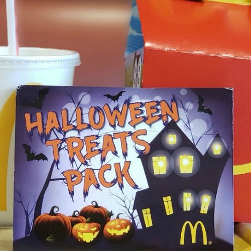 12 Free Items w/ 1 McDonald's Halloween Booklet