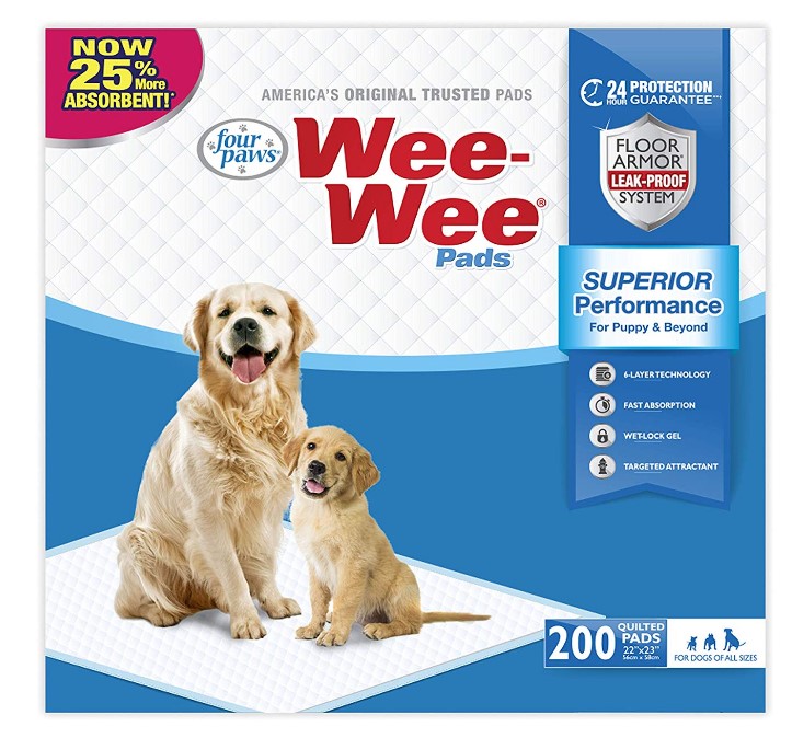 200 PC Wee Wee Puppy Pee Pads for Dogs 52.42 (REG 109.99
