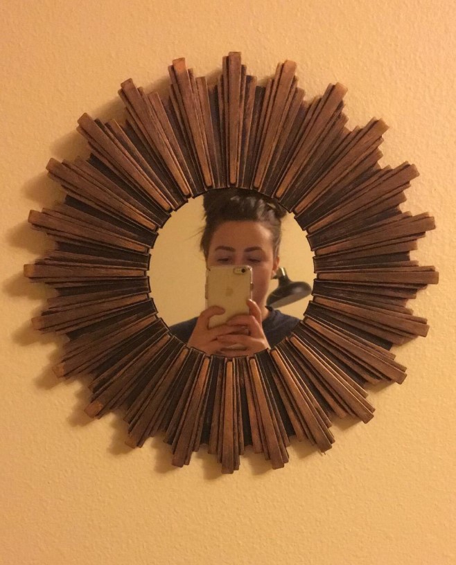 Antiqued Bronze Sunburst Wall Mirror 9.99 (REG 39.99)