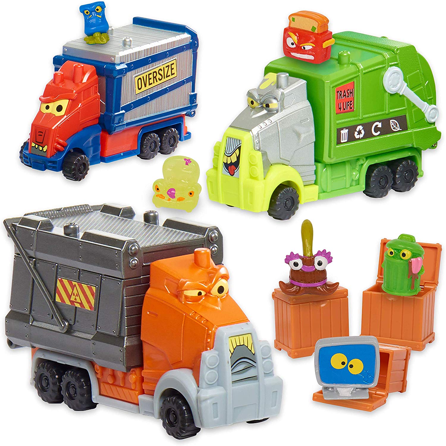 Smash Crashers Trucks and Mystery Mini Figures Unboxing 