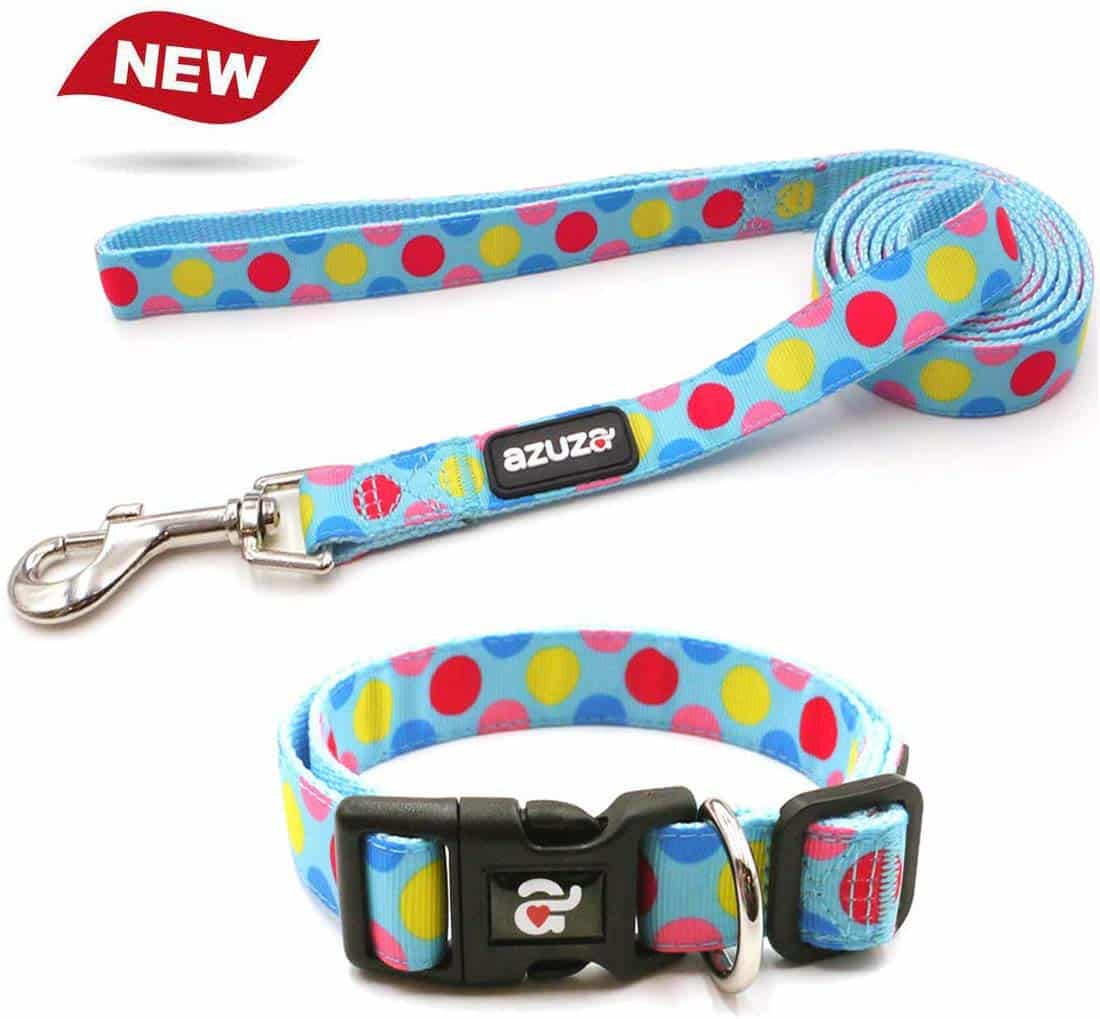azuza Dog Collar and Leash Set 7.85 (REG 12.99)