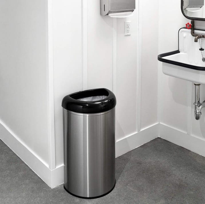 NINESTARS Open Top Office Bathroom Trash Can $34.99 (REG $69.95 ...