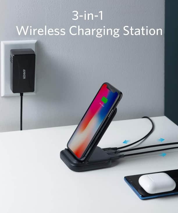 Anker 3in1 MultiDevice Wireless Charging Station 29.99 (REG 49.99