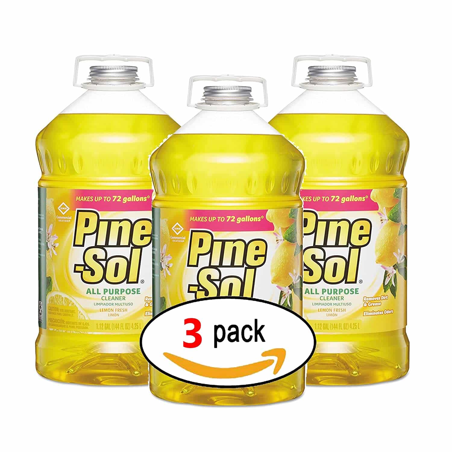 Clorox 35419 PineSol Lemon Fresh AllPurpose Cleaner Bottle,144Ounce