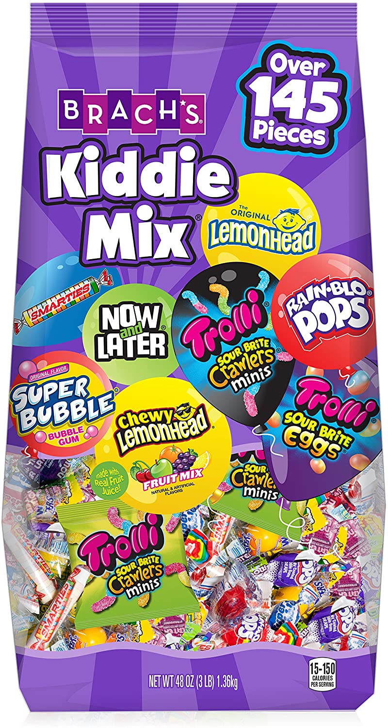 Brach's Kiddie Mix Variety Pack Individually Wrapped Candies, 48 Oz $8.