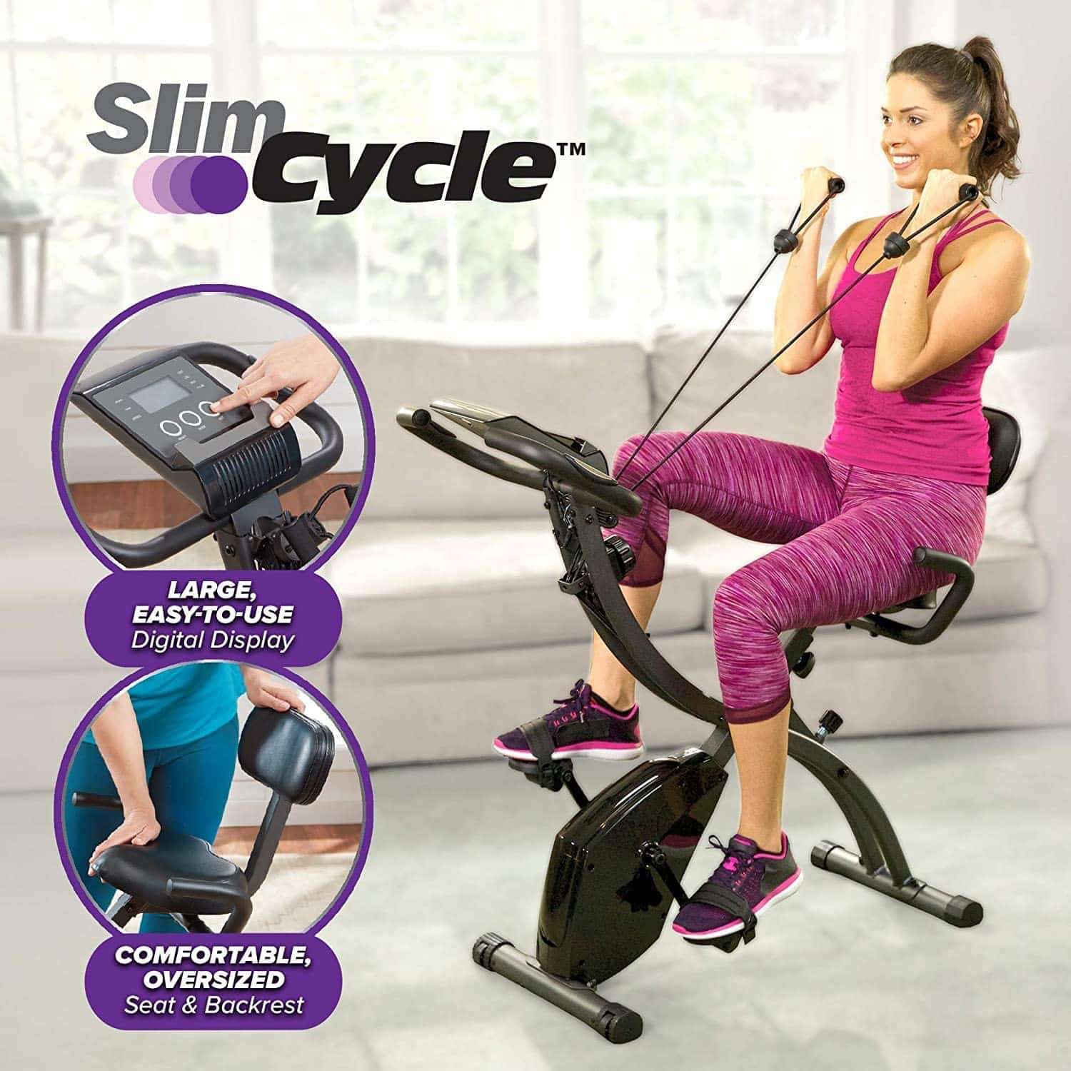 original as seen on tv slim cycle stationary bike