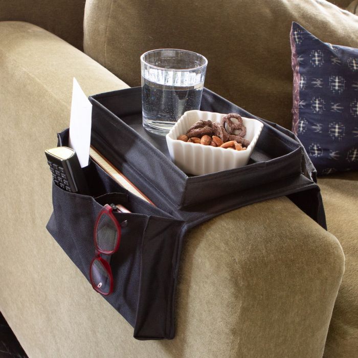 Arm Rest Organizer Tray & Pocket Storage On Couch Or Chair 5 (75